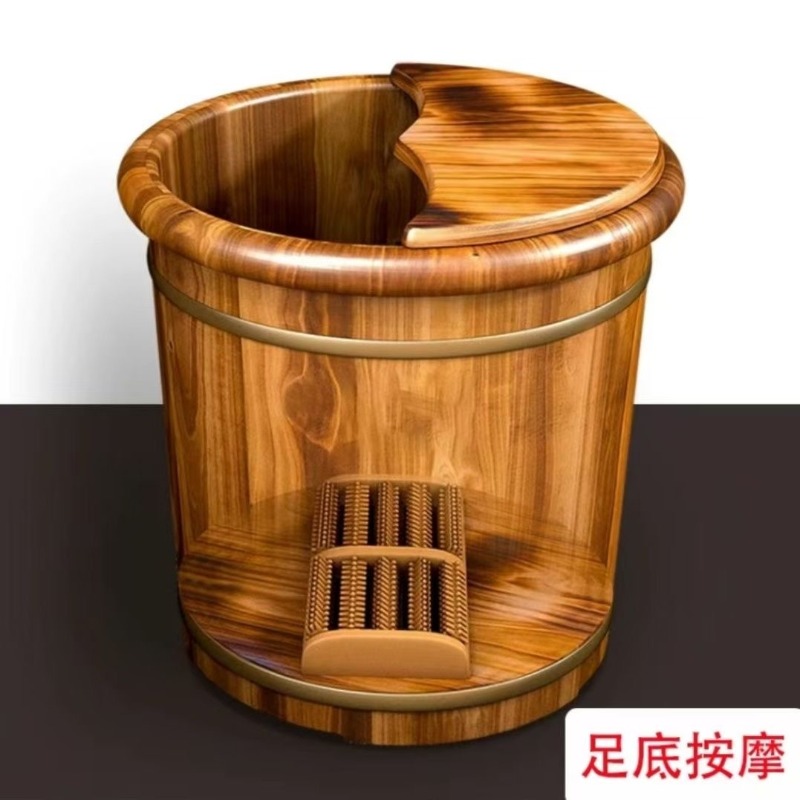 Wooden Foot Soaking Bucket, So - Spa & Wellness Earth City Москва review and price