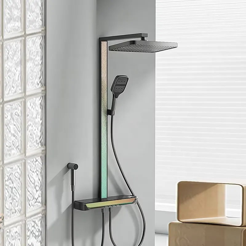 Brass Digital Waterfall Shower - Spa & Wellness Earth City Москва review and price