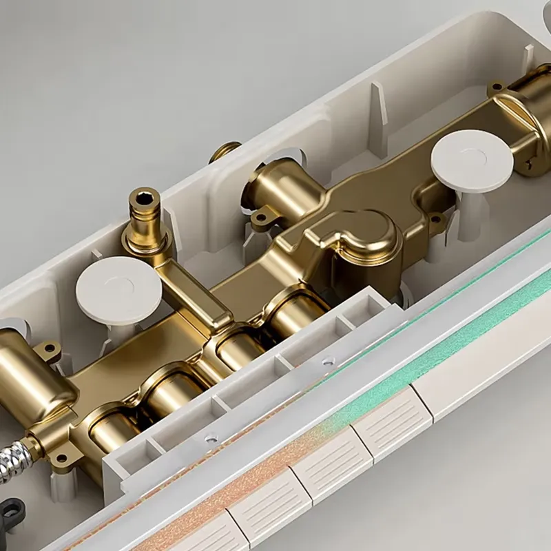 Brass Digital Waterfall Shower - Spa & Wellness Earth City Москва review and price