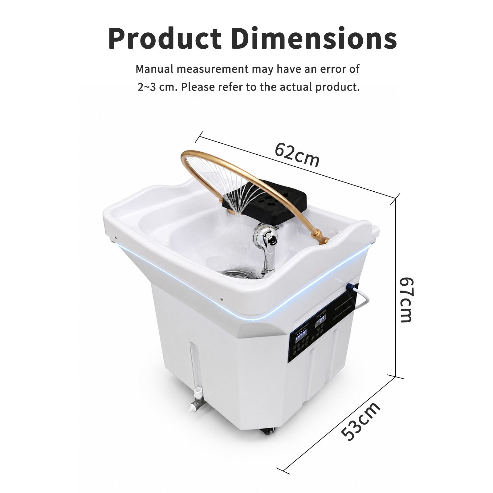 Head SPA Shampoo Basin with 60 - Spa Wellness Images review and price
