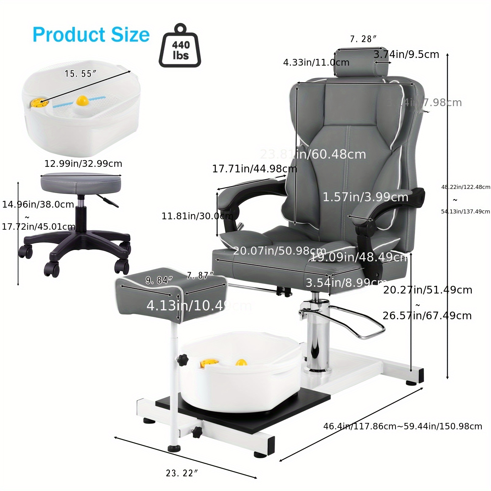 Commercial  Salon  Pedicure Ch - Spa Wellness Images review and price