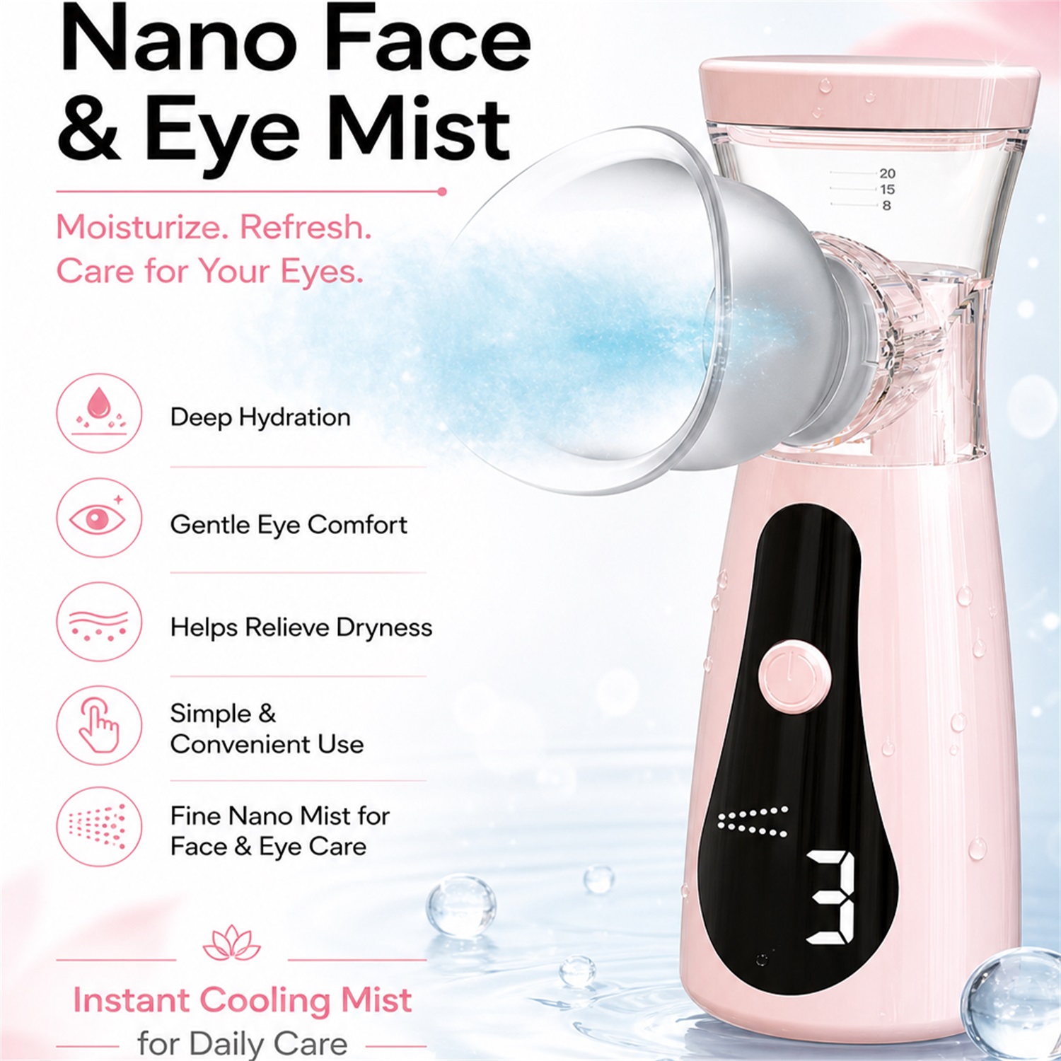 Nano Cold Spray Facial Steamer - Facial Steamer Nano review and price