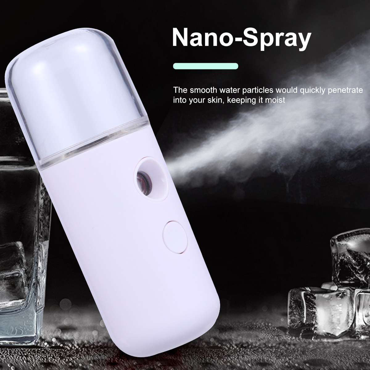 2Pcs Nano Mini Portable Mist S - Facial Steamer Nano review and price