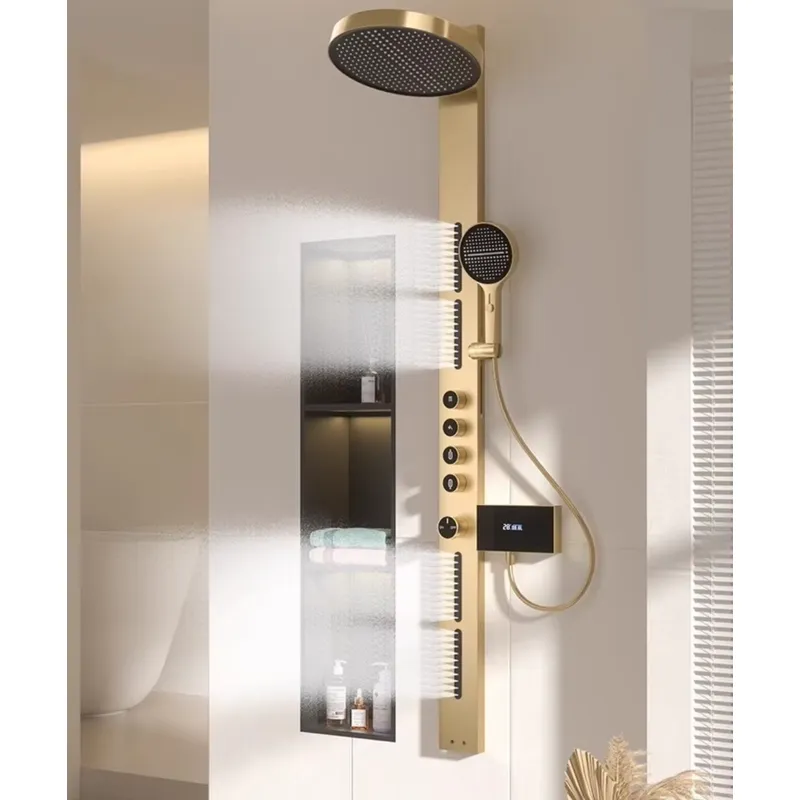 Brass Rainfall Shower Panel Se - Spa & Wellness Earth City Москва review and price